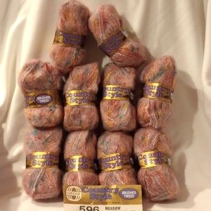 Sirdar Brushed Tweed Yarn ~10 Skeins ~ Soft Mohair Blend Vintage NOS